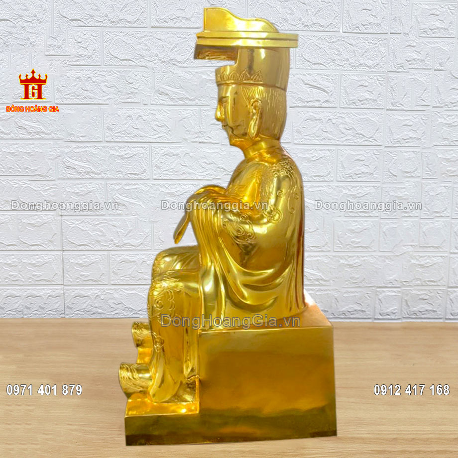 Nguyên liệu chế tác tượng vua cha bát hải là đồng nguyên chất loại I